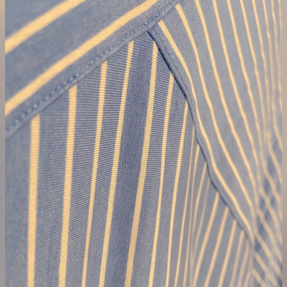 EUC Kim Rogers 3/4 Sleeve Striped Knit Top, size US 2X - Picture 3 of 5